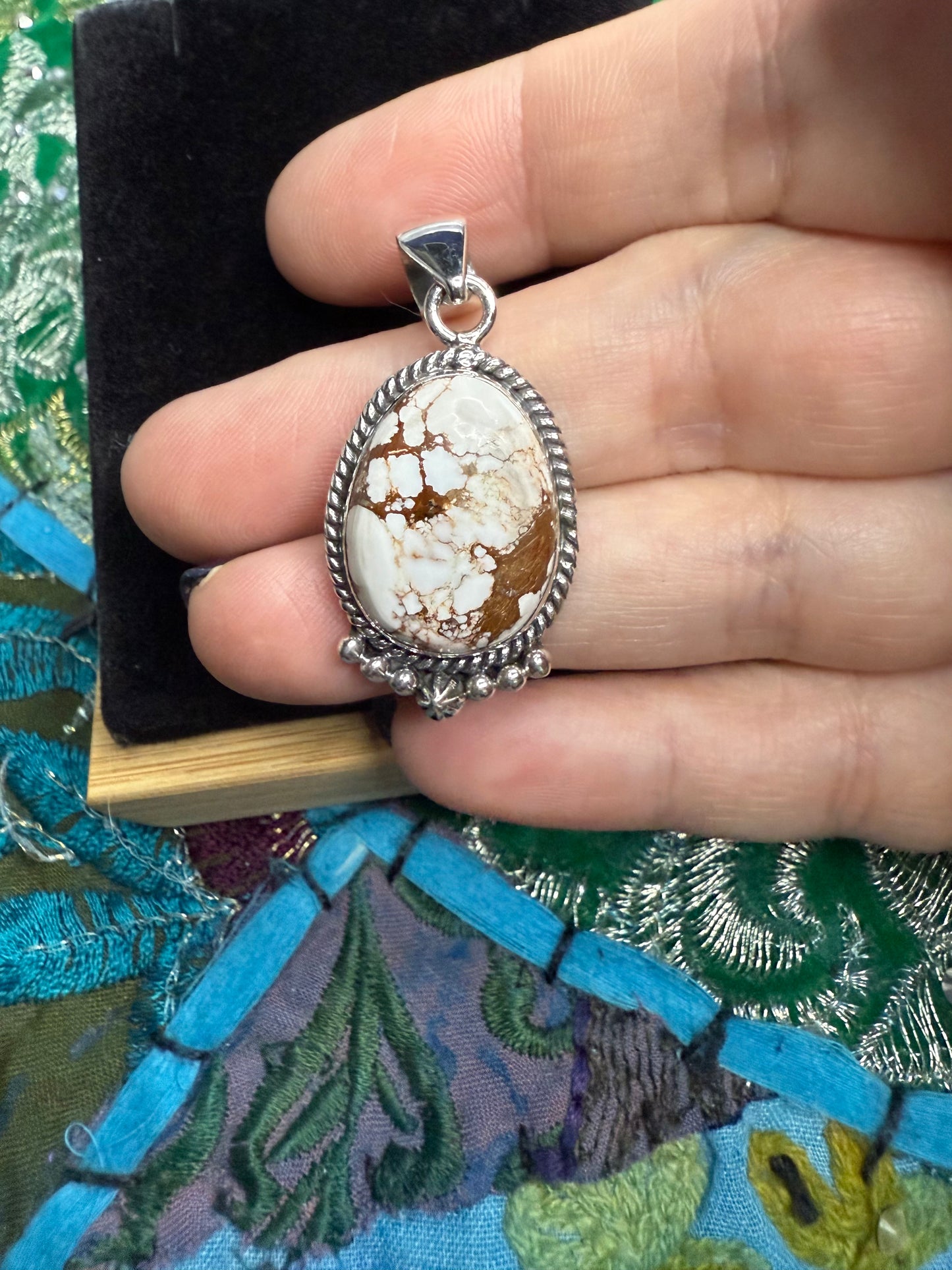 Sterling Wildhorse Pendant