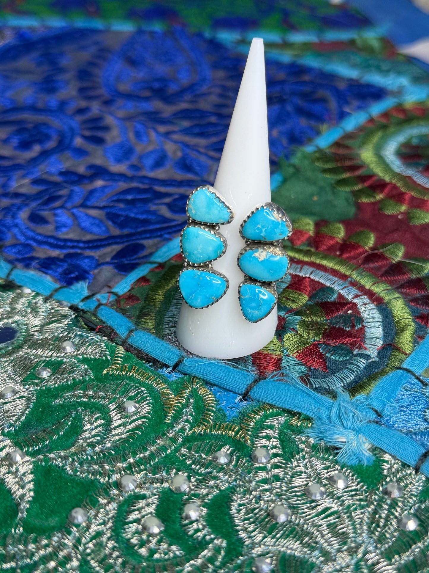 Blue Ridge Turquoise split ring