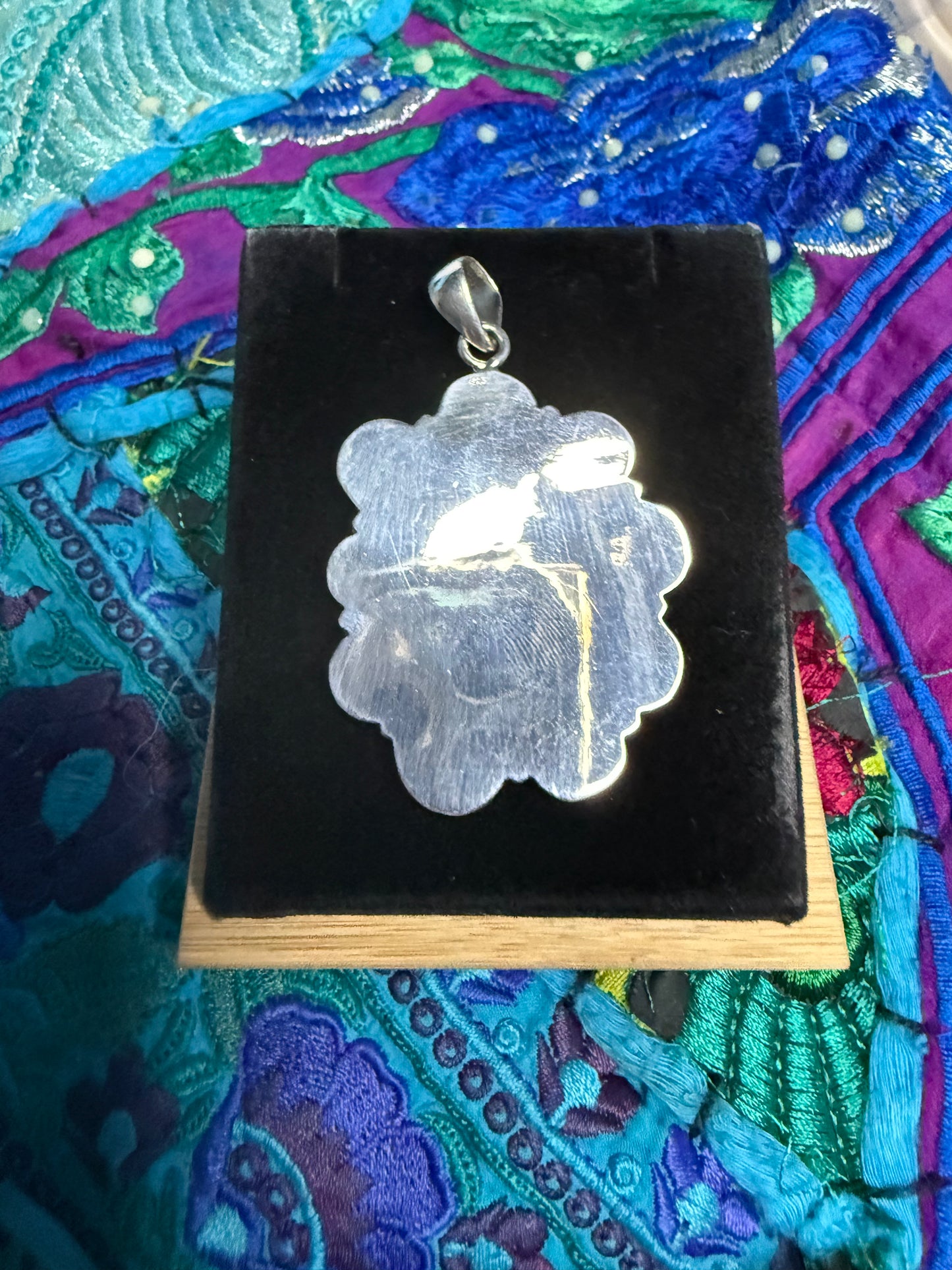 Sterling Cotton Candy Pendant