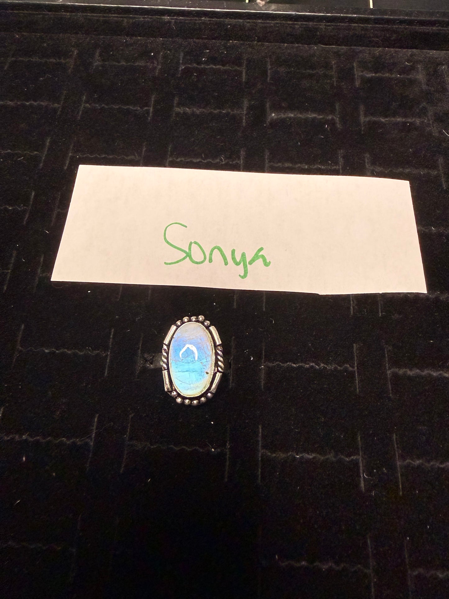 Sonya due March 27