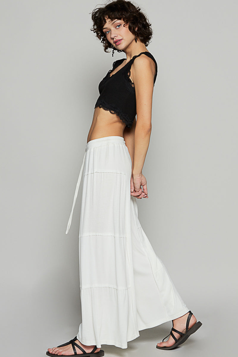 POL Relaxed Pants White