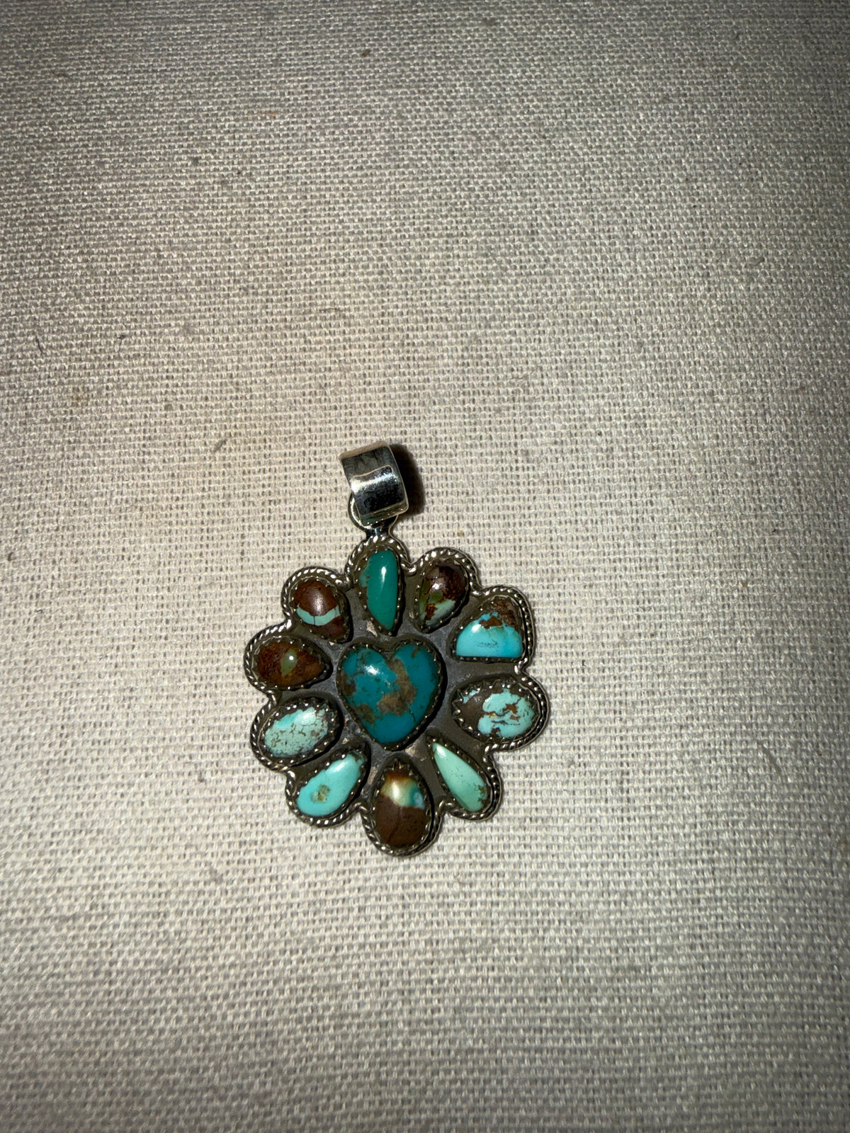 Royston Turquoise Heart Pendant