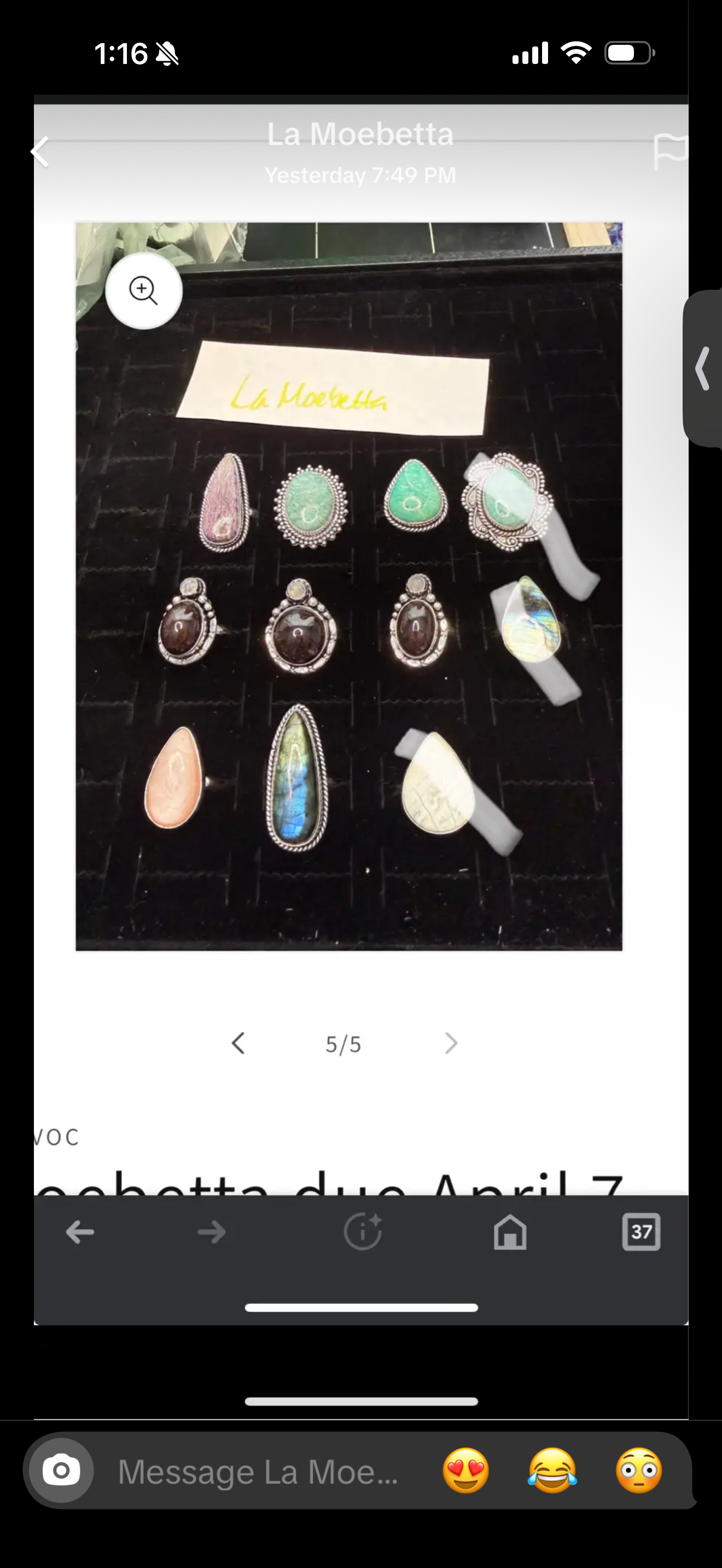 LaMoebetta due April 7