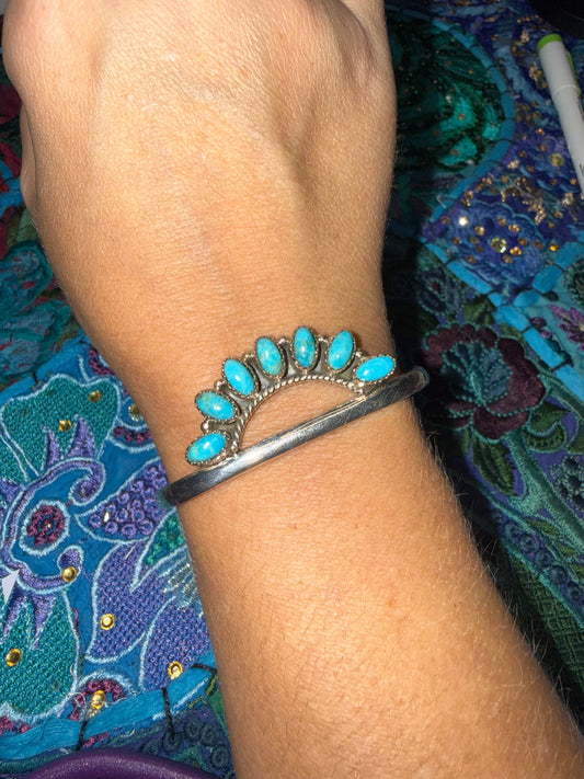 Sterling Blue Ridge Cuff