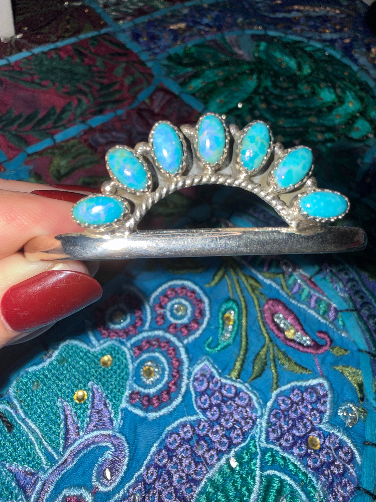 Sterling Blue Ridge Cuff