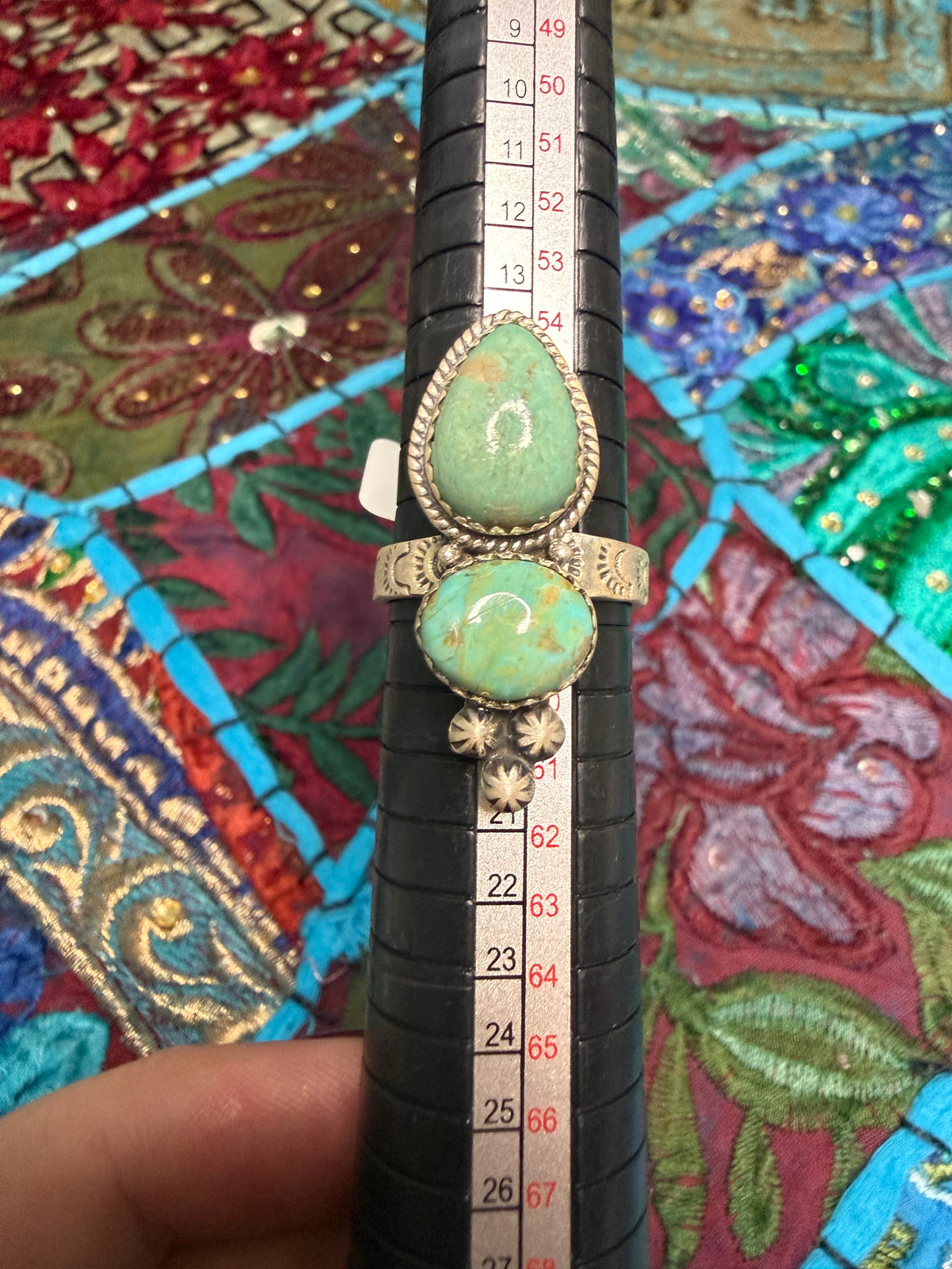 Hachita Turquoise Ring 6-8