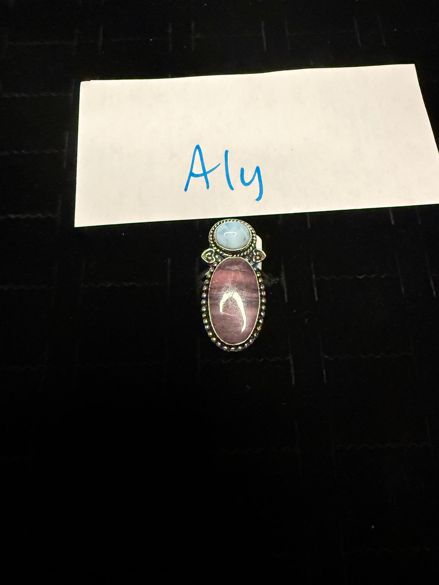 Aly due March 8