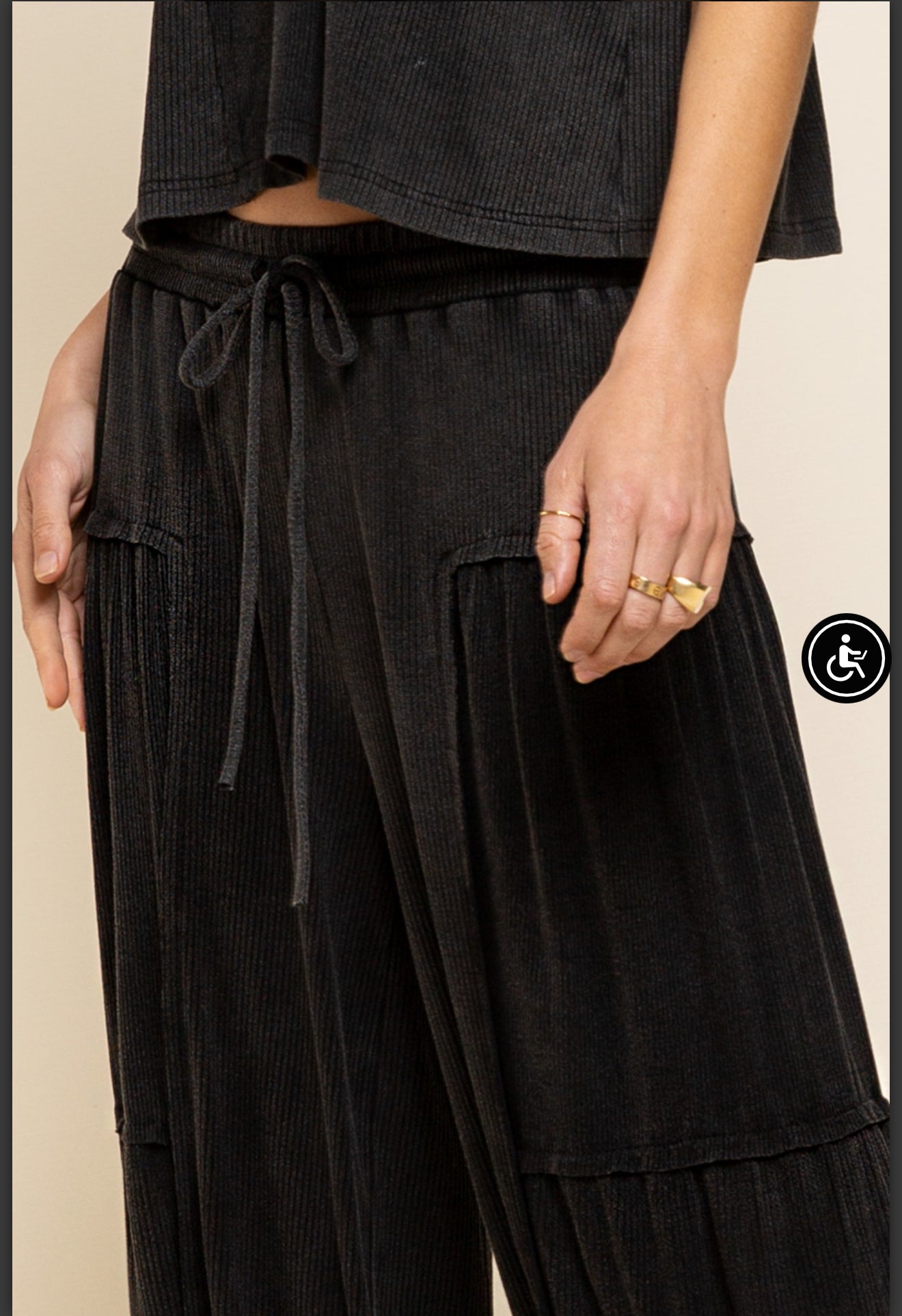 POL Relaxed pants Black