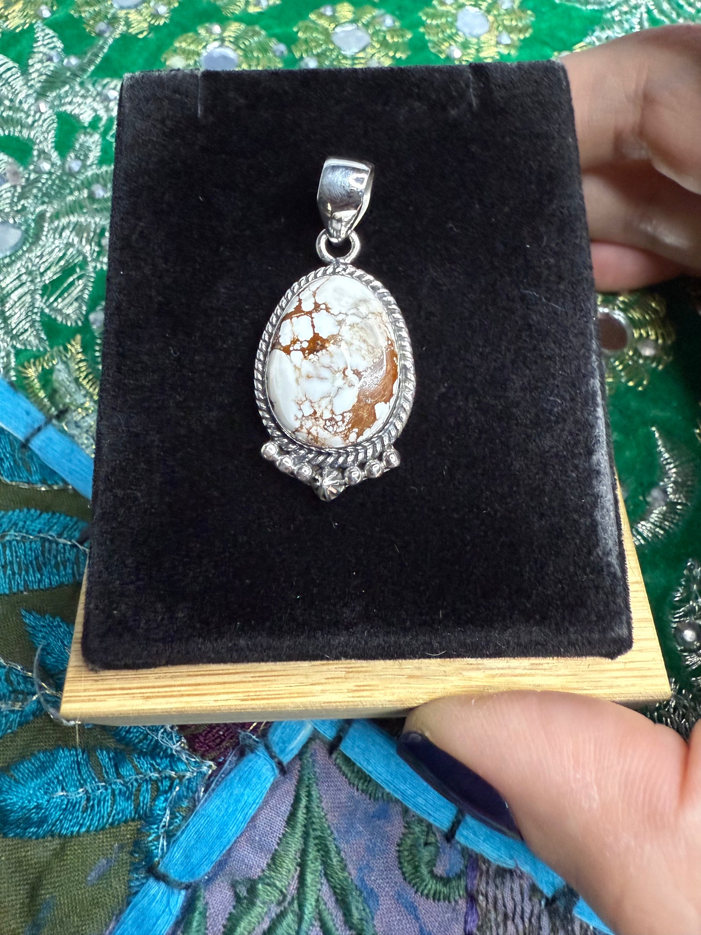 Sterling Wildhorse Pendant