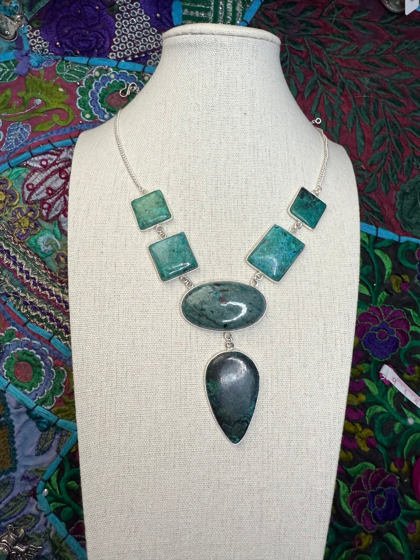 Chrysocolla 18” Necklace