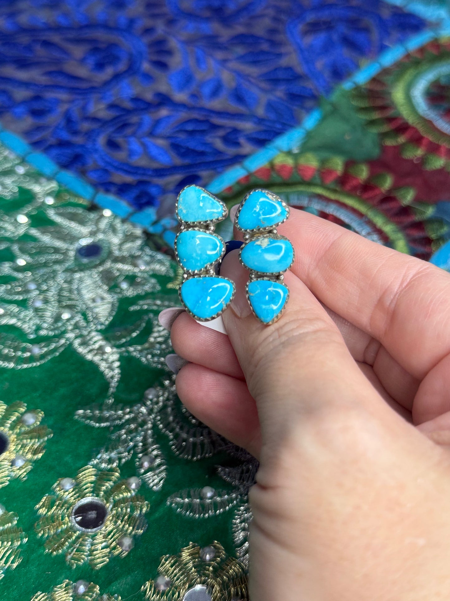 Blue Ridge Turquoise split ring