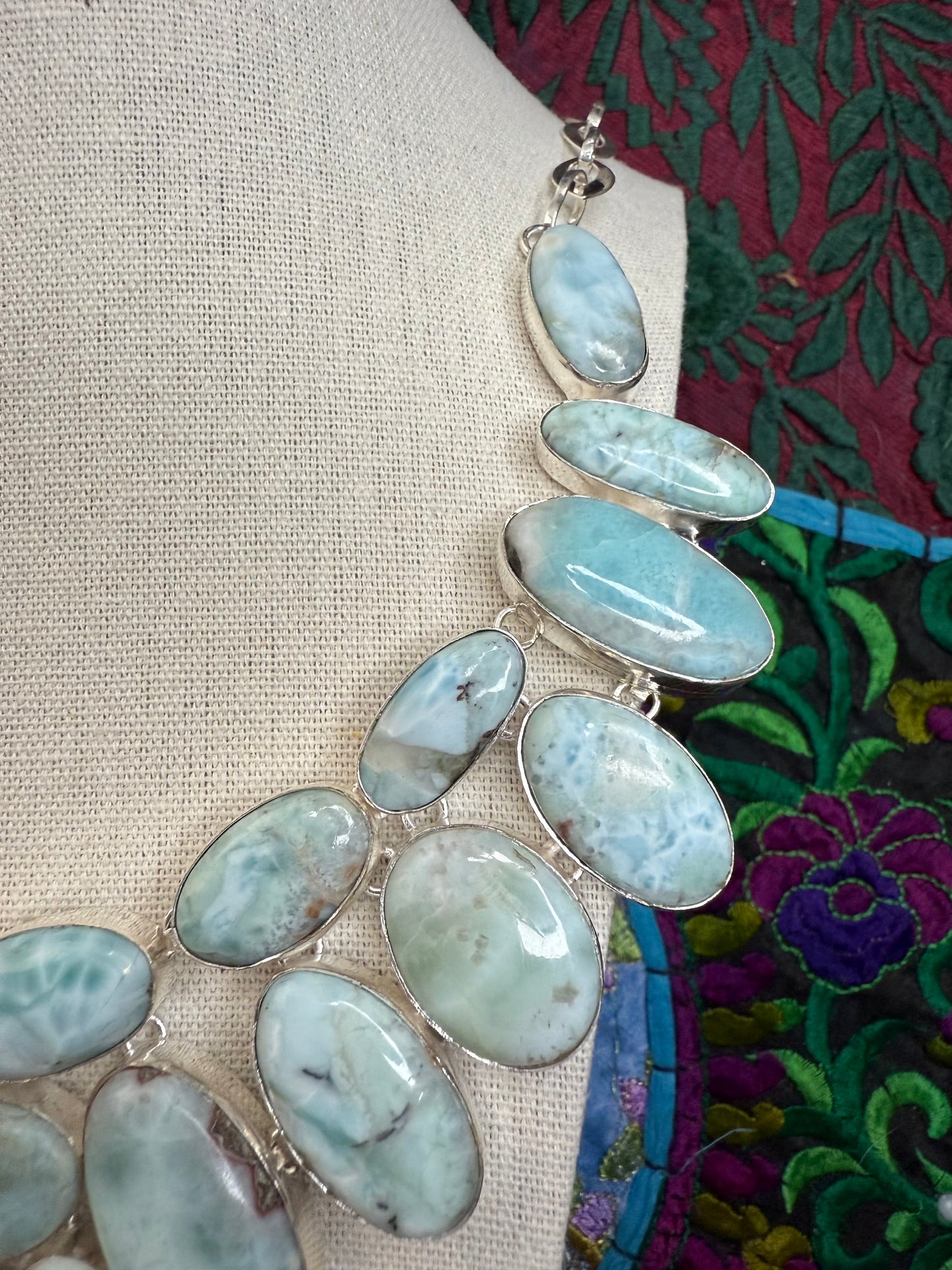 Larimar Necklace 18”