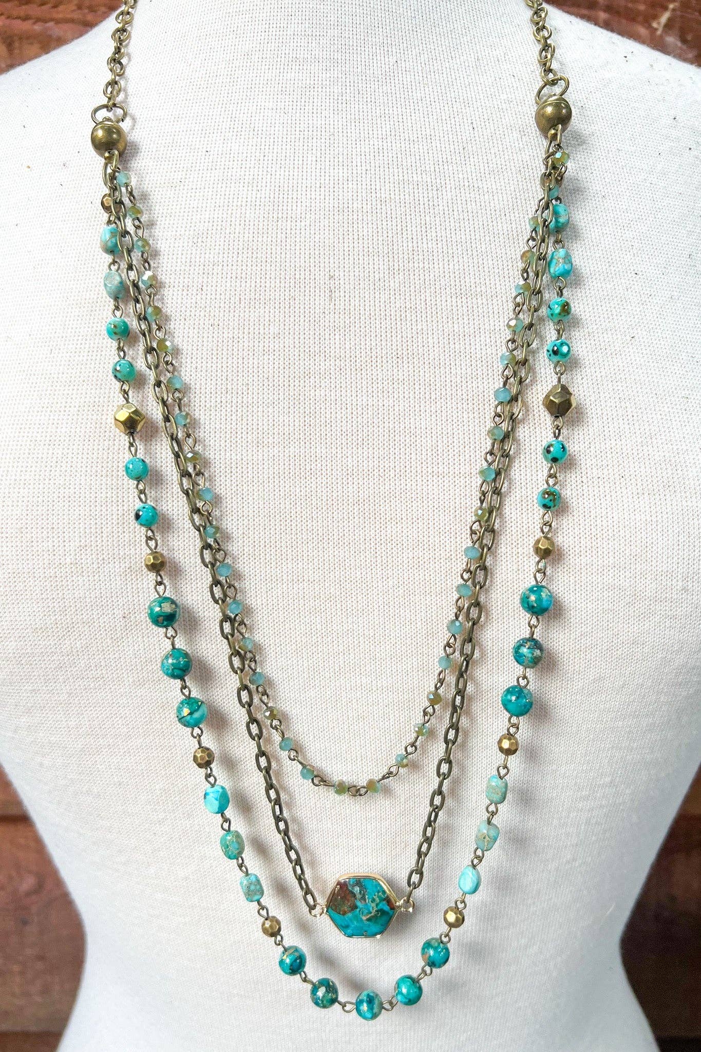 Janet Necklace Turquoise